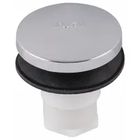 APPROVED VENDOR Drain Stopper: Plastic, Chrome-Plated, Toe Touch (MPN 35227)