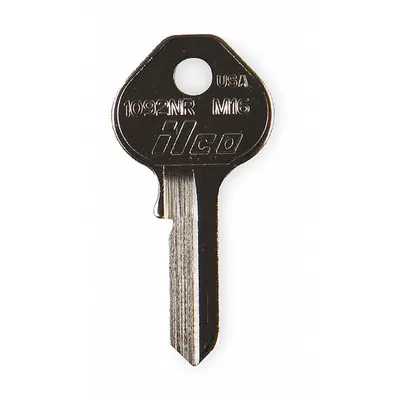 KABA ILCO Key Blank: Compatible with Master Locks, Key ID # M16, 6 Pins, Brass - Door Lock Key Blanks