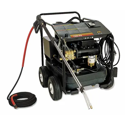 MI-T-M GH-1502-0GA10S Hot Water Pressure Washer, 120V, 1,500 psi, 2 gpm, 2 hp - Hot Water Pressure Washers