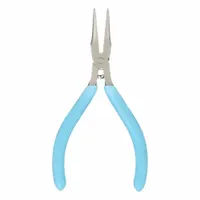 Needle Nose Plier: ESD-Safe, 1 in Max Jaw Opening, 5 in Overall Lg, 1 1/4 in Jaw Lg, 1/8 in Tip Wd (MPN NN54VN)