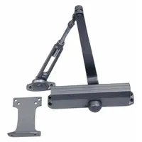 FALCON Door Closer: Parallel Mounting Type, Grade 2 - Medium Duty, Aluminum, 9 1/16 in Lg, 3/4 in Ht (MPN SC61A HWPA AL SLIM)