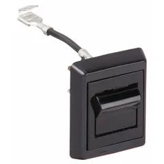Switch bezel kit for mounting and protecting switches in control panels and equipment. Overall height 1 1/2 inches, overall width 8 inches. Provides a frame for switch installation, helping to maintain alignment and reduce exposure to dust or debris.