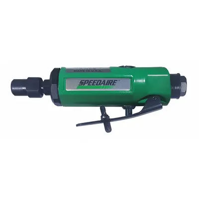 SPEEDAIRE Die Grinder: Straight Tool, 0.4 hp Horsepower, 25,000 RPM Max. Speed - Air-Powered Straight Die Grinders