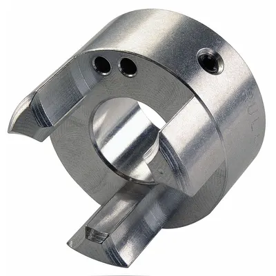 RULAND MANUFACTURING Jaw Coupling Hub: MJS57 Coupling Size, 57.2 mm Outside Dia, Metric - Zero-Backlash Curved Jaw Coupling Hubs