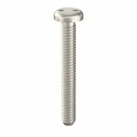 Tamper Resistant Screw: #8-32 Thread Size, 1 1/4 in Lg, Stainless Steel, Plain, Pan, Spanner, 25 PK (MPN 121150)