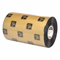 This black wax thermal transfer ribbon is designed for industrial barcode and label printing. Compatible with printer models 140Xi4, 170PAX4, 170Xi4, 220Xi4, ZE500-6, ZM600, ZT420, ZT421, and ZT620. Used for asset tracking, shipping labels, and product identification in manufacturing and logistics environments