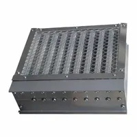 Wind Driven louver: Hat Channel, Flush Mount, 23 1/2 in H, 23 1/2 in W, Aluminum, 90° Blade Angle (MPN WDV-130 2424)