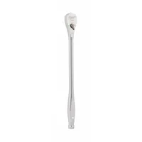 MILWAUKEE Hand Ratchet: Pear, Reversible, 12 in Overall Lg, Chrome, 4° Min Arc Swing, Non-Magnetic (MPN 48-22-9037)