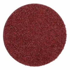 Ceramic medium-grade surface-conditioning disc for all metals. 4-1/2 in diameter, non-vacuum design. Used for cleaning, blending, and finishing metal surfaces, removing coatings, rust, and light weld splatter. 50 discs per pack.
