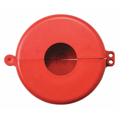 CONDOR Gate Valve Lockout: For 6 1/2 in Max Hand Wheel Dia, For 5 in Min Hand Wheel Dia - Hinged Gate Valve Lockouts