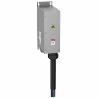 EMC input filter for SCHNEIDER ATV340 series variable frequency drives. Reduces conducted and radiated electromagnetic interference to help meet EMC standards. Suitable for industrial drive installations requiring EMI mitigation