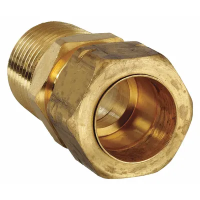 PARKER Self-Aligning Brass Compression Fitting - Self-Aligning Brass Compression Fittings