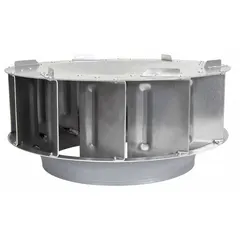 This Dayton blower wheel is a replacement component for HVACR fans, filters, and ventilation systems. It is compatible with manufacturer part numbers 3ATU4, 3ATU5, 3ATU6, 3GY66, 3GY70, 4YU97, 4YY18, 5DVN1, 5PV07, and 6KWK3. Used in industrial heating, cooling, and ventilation equipment to move air and maintain system airflow.
