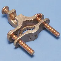 Grounding Connector: Bronze, 8 AWG SOL to 2 AWG STR Grounding Wire Size, 1 Grounding Wires (MPN EK17)