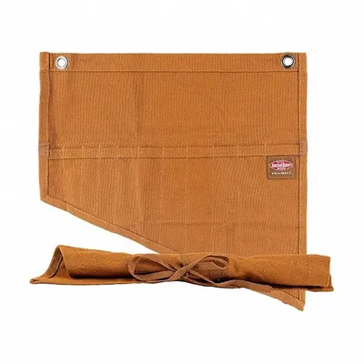 BUCKET BOSS Wrench Roll: Brown, 18 in Overall Lg, Canvas - Wrench Rolls & Racks
