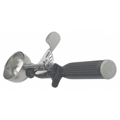VOLLRATH Disher: 1 oz Capacity, Stainless Steel, NSF Certified, 4 1/4 in Handle Lg - Dishers