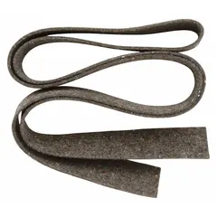 Genuine OEM dryer tumbler seal designed to prevent air leaks and maintain proper drum rotation in compatible Whirlpool washing machines and dryers. Commonly replaced during tumble dryer maintenance to ensure efficient drying performance.