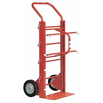 GARDNER BENDER Wire Spool Cart: 300 lb Load Capacity, Red - 2-Wheel Tilt-Style Wire-Spool Dispensing Carts