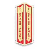 Safety Sign: PETG, Mounting Holes Sign Mounting, 18 in x 7 1/2 in Nominal Sign Size, 0.07 in Thick (MPN 480Z60)