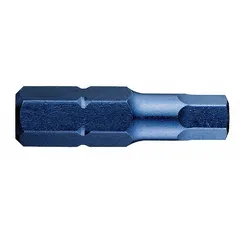 This set of five hex insert bits features a 9/64-inch hex head size with a standard hex drive style. Made from S2 steel, these bits are suited for driving hex-head fasteners in general assembly and maintenance tasks where impact-rated tools are not required.