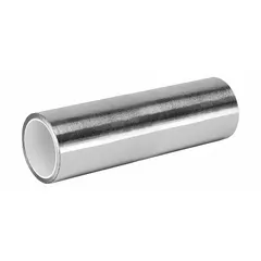This general purpose foil electrical tape is designed for shielding, grounding, and splicing applications. It features a silver acrylic adhesive and is rated for 600 V. The tape provides conductivity and EMI/RFI protection in electrical and industrial environments.