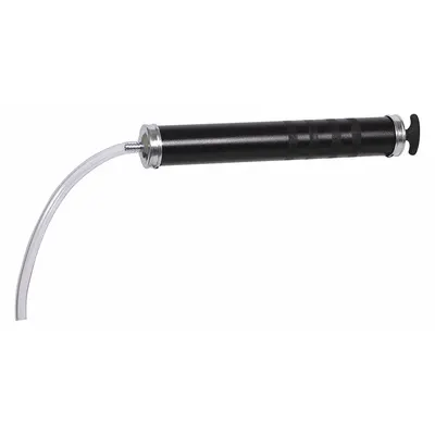 WESTWARD Suction Gun: 24 oz Capacity, Black, 12 in Hose Lg, Flex, Steel - Suction Guns