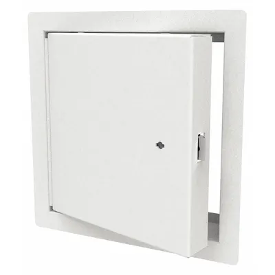 BABCOCK-DAVIS Access Door: 48 in Ht, 24 in Wd, Piano Hinge, Exposed Flange, Steel - Locking Access Doors