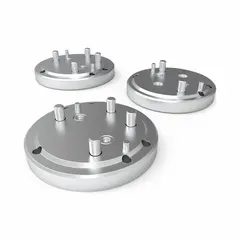The VEKTEK PQ0 tool coupler is designed for end-of-arm tooling (EOAT) interfaces, enabling quick tool changes in automated manufacturing and robotic applications. It connects grippers from Camozzi, Gimatic, Schunk, VekTek, and Zimmer, and is compatible with the JGP 80 series.