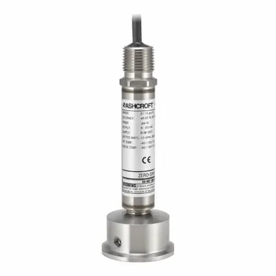 ASHCROFT Sanitary Pressure Transmitter with Cable & Wire Leads - Sanitary Pressure Transmitters with Cable & Wire Leads