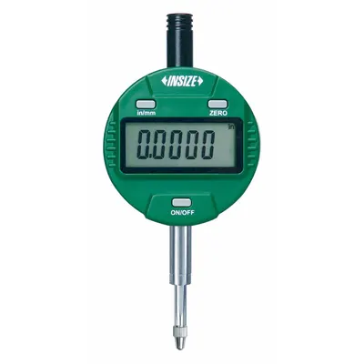 INSIZE 2112-101E Digital Indicator with Non-Removable Flat Back - Digital Indicators with Non-Removable Flat Back