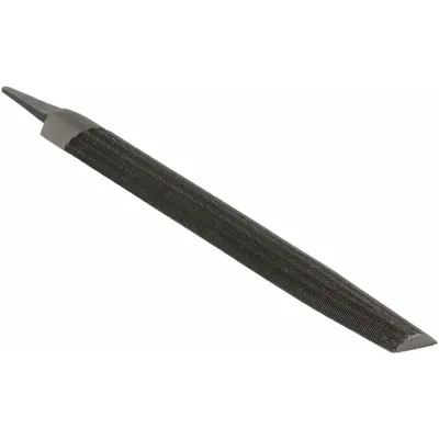 WESTWARD Machinists File: Double-Cut, Safe Edge Cut, Bastard Cut, 14 in Lg without Tang - Double-Cut Half-Round Files