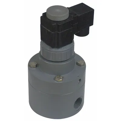 PLAST-O-MATIC 2-Way Normally Closed Solenoid Valve - 2-Way/2-Position, Normally Closed Solenoid Valves