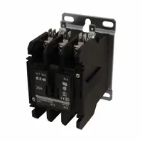 EATON Definite Purpose Magnetic Contactor: 3 Poles, 24V AC, 25 A, Non-Reversing (MPN C25DND325T)