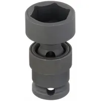 WESTWARD Impact Socket: 1/2 in Drive Size, SAE, 1 1/2 in Socket Size, 6-Point, Std, No Thin Wall