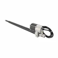 This Duff-Norton LS series linear actuator delivers a rated load of 660 lbf with a 24-inch stroke, operating on 115V AC. It features a plastic nut material and an IP20 enclosure rating. Typical applications include precise linear motion in industrial automation, material handling, and positioning tasks such as lifting, pushing, or pulling loads in machinery and equipment
