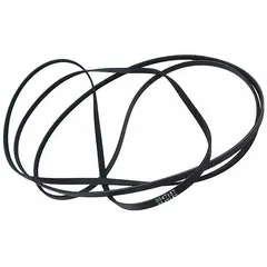 Genuine OEM replacement belt for Whirlpool washing machines and dryers. Transfers power from the motor to the drum for proper rotation during wash and spin cycles. Used in maintenance and repair of laundry equipment.