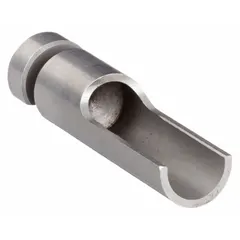 Replacement die for FEIN nibblers, designed for cutting sheet metal. Capacity: 10 ga steel, 14 ga stainless steel. Used in metal fabrication, HVAC ductwork, and automotive repair for clean, burr-free cuts.
