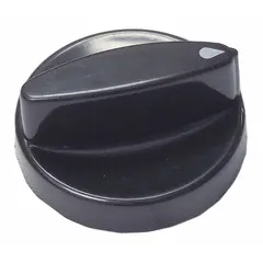 Replacement valve knob for HVACR equipment. Used to manually open or close refrigerant, gas, or water service valves on commercial refrigeration, air conditioning, and heating systems. Fits MASTER-brand valve stems.