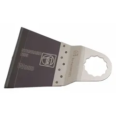 These 12-point mounted blades are designed for flush cutting in drywall applications. Made of carbon steel, each blade has an overall length of 2 inches. Suitable for close cuts against surfaces in construction and renovation tasks. Sold in a pack of 25.