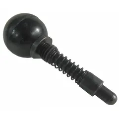 Spring lock for securing knobs, handles, and wheels on HVACR equipment. Prevents loosening due to vibration or thermal cycling. Suitable for commercial and industrial heating, ventilation, air conditioning, and refrigeration systems.