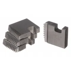 This replacement pipe die is designed for use with RIDGID handheld threading heads. It cuts right-hand NPT threads on 1/2 in pipe made of aluminum, galvanized steel, or steel. The die is constructed from aluminum. Typical applications include on-site pipe threading for plumbing, electrical conduit, and industrial maintenance.