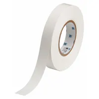 Continuous Label Stock: 5/16 in x 165 ft, Vinyl, White (Semi-Gloss), Indoor (MPN THT-93-498-2)