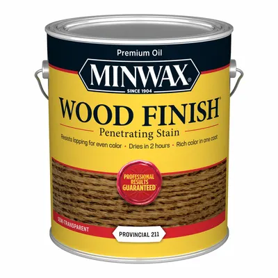 MINWAX Provincial Semi-Transparent Interior Oil-Based Wood Stain, 1 gal - Wood Stains