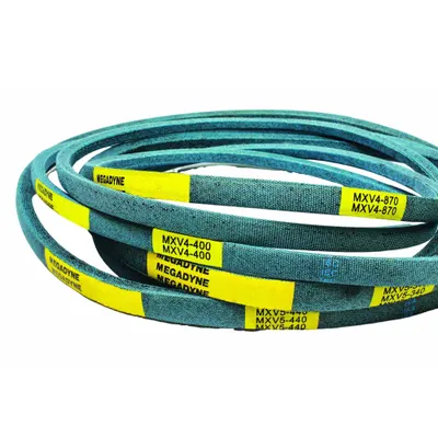 MEGADYNE V-Belt: MXV4-1340, 134 in Outside Lg, Bare Back Fabric, 1/2 in Top Wd - MXV4 Section Lawn & Garden V-Belts