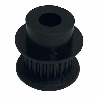 Dayton Timing Pulley: Modified Curvilinear, Fixed, For GT Timing Belt Section - GT Section Fixed-Bore Timing Pulleys with Hub