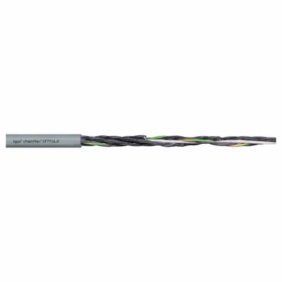 CHAINFLEX Control Cable: 20 AWG, 30 Conductors, Order by the Foot, PUR Jacket - Continuous Flexing Control Cables
