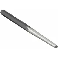 Extra Long Alignment Punch: 1/4 in Tip Size, Hexagon, 3/4 in Shank Wd, 18 in Overall Lg (MPN 2AJB7)
