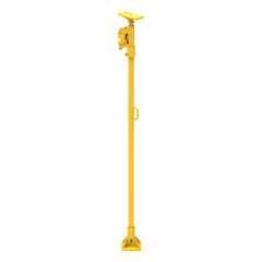 Ratcheting support brace with 4-ton capacity, 38-inch stroke, and 88-inch minimum height. Used for adjustable bracing in heavy-duty support applications such as mining and tunneling to secure timber or structural loads.