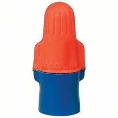 Twist-on wire connectors for splicing and terminating copper wires in electrical installations. Accommodate wire combinations from (2) 22 AWG to (3) 12 AWG. Rated 600 V. Pack of 500.