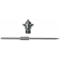 Replacement fluid nozzle and needle assembly for air sprayers. Features a 0.07 in tip size. Compatible with manufacturer model SB-2-169-D. Used in industrial painting and coating operations for precise fluid delivery